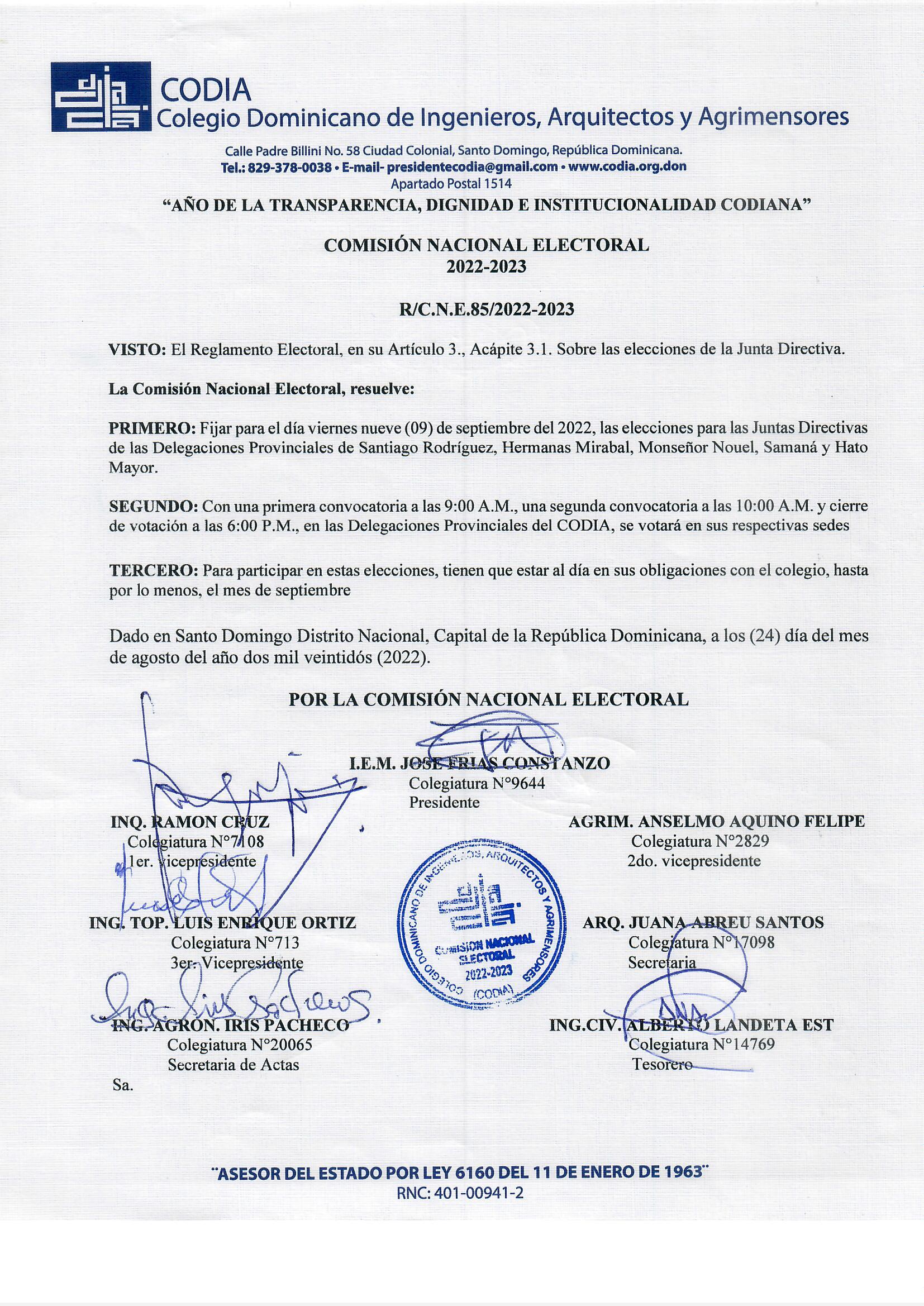 Colegio Dominicano de Ingenieros, Arquitectos y Agrimensores | CODIA ...