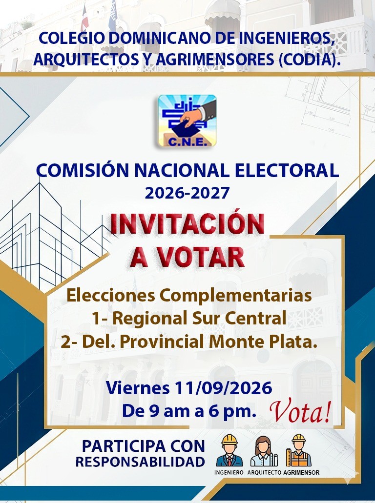 Afiche Comisión Nacional Electoral CODIA