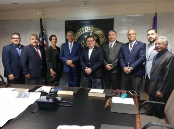Delegación Codia encabezada por su presidente Dionisio Navarro viaja a Puerto Rico por Sismos