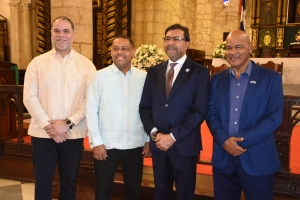 Presidente del CODIA asiste a misa de acción de gracias del INDRHI