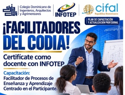 CODIA convoca a sus facilitadores a certificarse como docentes con INFOTEP
