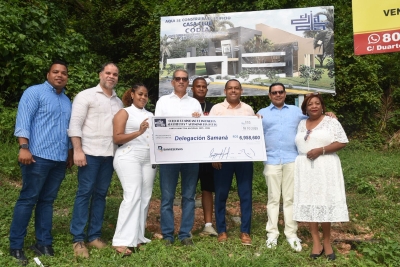 CODIA Central aporta los fondos para los terrenos de la futura edificación de la delegación Samaná–Las Terrenas